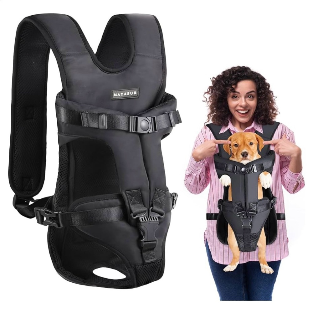 Black Dog Carrier Backpack